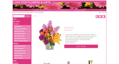 Desktop Screenshot of lovestopflowers.com